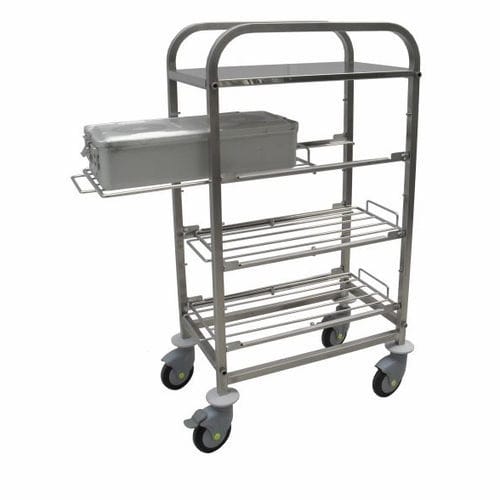 Medical trolley - Agencinox - for instruments / transport / stainless steel