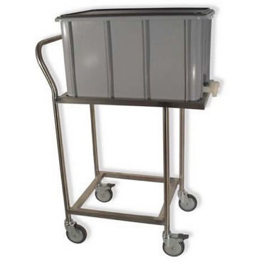 Medical trolley - Agencinox - for sterile materials / transport / stainless steel