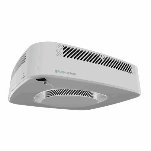 Compact air purifier - PLASMAIR® Satellite - airinspace - ceiling-mounted / activated carbon / plasma
