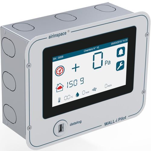 Hospital room pressure monitor - Wall-i Pilot - airinspace