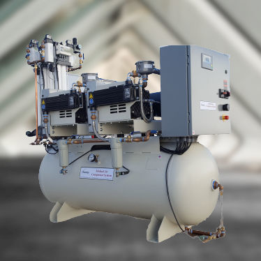 Medical air compressor - Allied Healthcare Products - scroll / oil-free