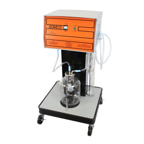 Electric surgical suction pump - GOMCO® 6020 - Allied Healthcare Products - on casters
