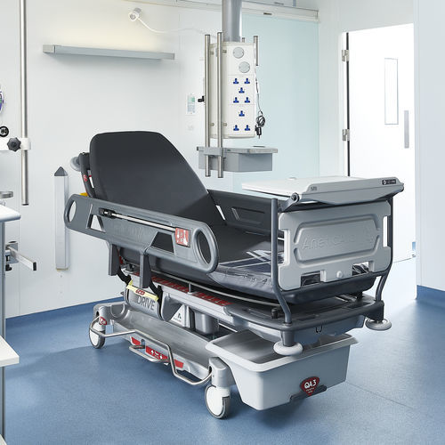 Emergency stretcher trolley - QA3™ DRIVE - Anetic Aid - electric / height-adjustable / with adjustable backrest