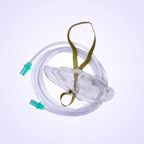 Transparent oxygen mask - AS-05 series - Angiplast   - adjustable