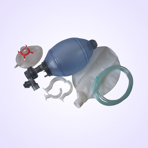 Emergency care manual resuscitator - AS-30 - Angiplast   - PVC / disposable / with mask