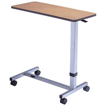 Overbed table on casters - APC-10210 - Apex Health Care - height-adjustable