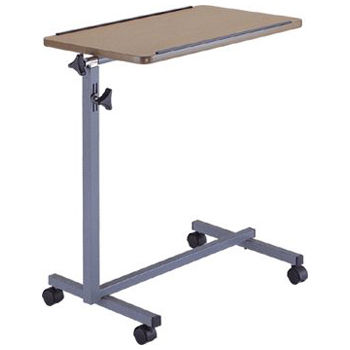 Overbed table on casters - APC-10211 - Apex Health Care - height ...