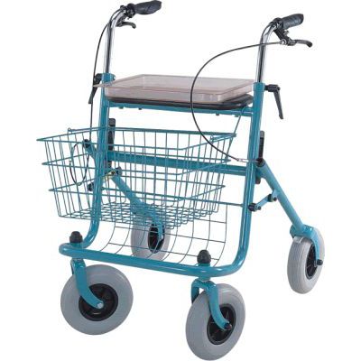 4-wheel rollator - APC-30145 - Apex Health Care - with basket / with seat / height-adjustable