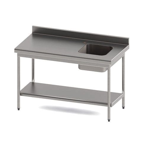 Laboratory bench with sink - TAH - ARCANIA DEPARTMENT SOFINOR - stainless steel