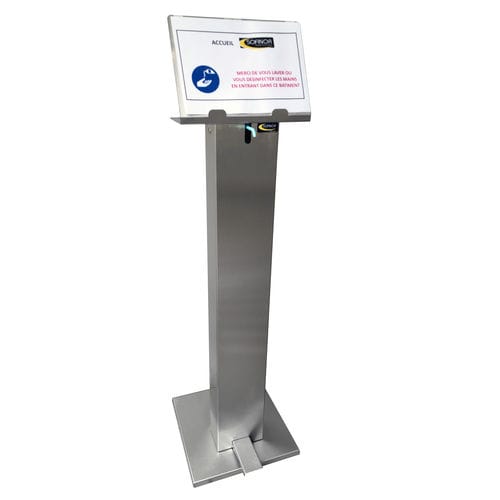Sanitizing gel dispenser - LMDGP01 - ARCANIA DEPARTMENT SOFINOR - floor-standing
