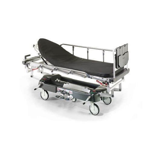 Transport stretcher trolley - Lifeguard® 50 - Arjo - emergency / hydro-pneumatic / height-adjustable