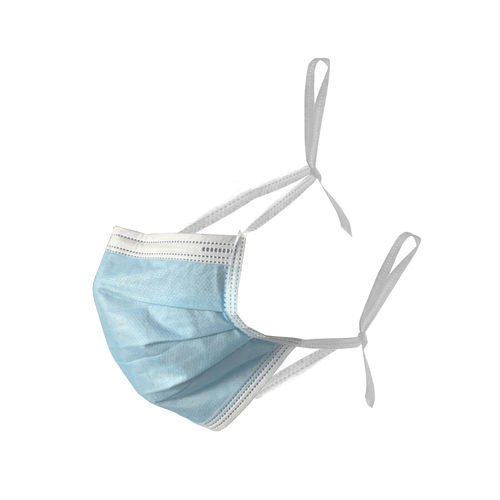 Type IIR surgical mask - KWB-17.5*9.5  - Panther Healthcare - latex-free / blue / non-woven