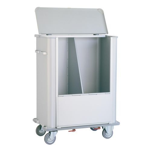 Dirty linen trolley - 2050/162 CR - Alvi - medical / transport / with lid