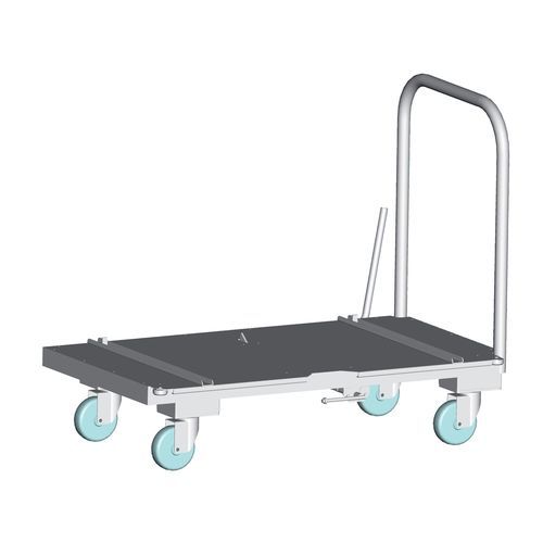 Transport trolley - SY 5010/2 - Alvi - medical / for general purposes / stainless steel