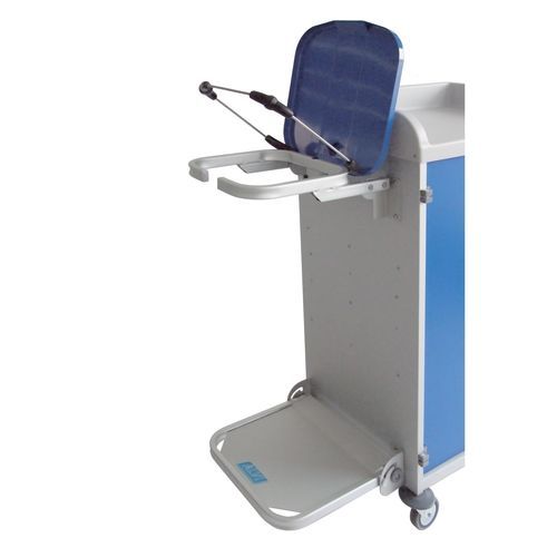 Waste bag holder - XA3950/3881 - Alvi - on casters / stainless steel / restraining