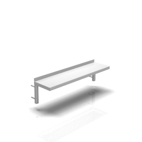 Stainless steel shelf - 2-120 - ALVO Medical - wall-mounted