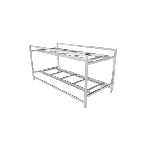 3-shelf shelving unit - N2-701 - ALVO Medical - mortuary / stainless steel