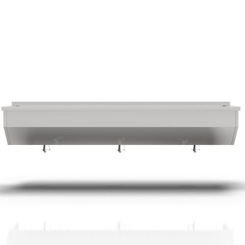 3-bay surgical sink - 2-090-3 - ALVO Medical - stainless steel