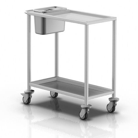 Medical trolley - 2-016 - ALVO Medical - for instruments / multi-function / stainless steel