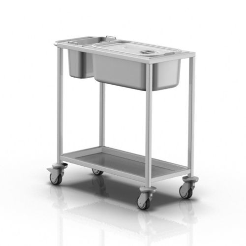 Operating room trolley - 2-017 - ALVO Medical - for instruments / storage / stainless steel