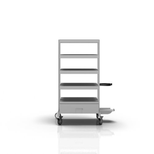 Medical trolley - 2-552 - ALVO Medical - for medical devices / transport / stainless steel