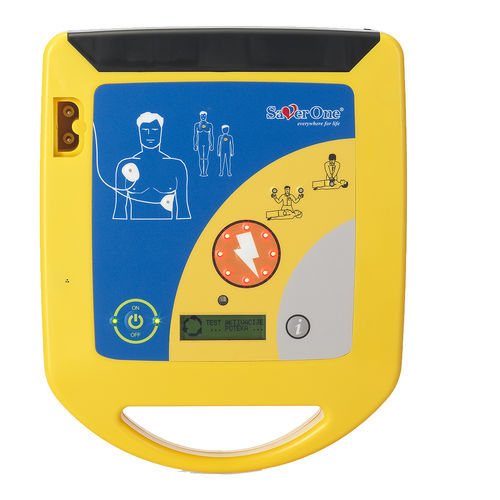 Semi-automatic external defibrillator - Saver One  - A.M.I. ITALIA - public access / USB / with ECG monitor
