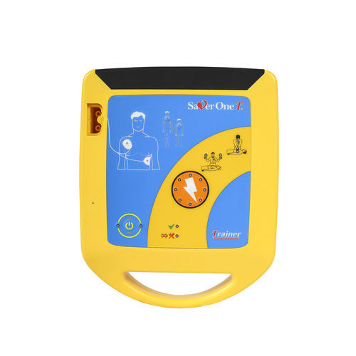 Semi-automatic external defibrillator - SAVER ONE T - A.M.I. ITALIA - training / with ECG monitor