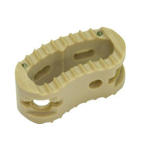 Thoraco-lumbar interbody fusion cage - BAUMER  - lateral / PEEK