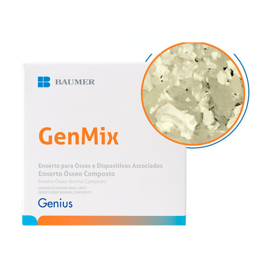 Xenograft bone substitute - GenMix - BAUMER  - for dental sugery / for maxillofacial surgery / granules