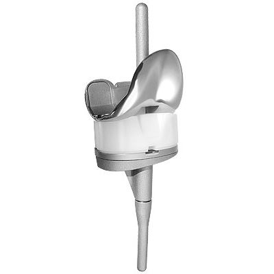 Total knee prosthesis - AKS - BAUMER  - revision / fixed-bearing / cemented