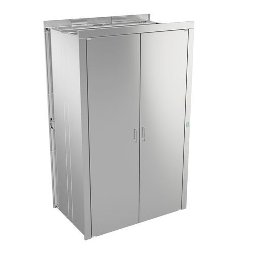 Hospital cabinet - 822P61 - Bawer - with door / green / red