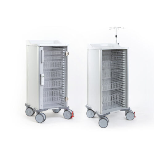 Medical trolley - 19037 00001 - Belintra - for general purposes / cleaning / stainless steel