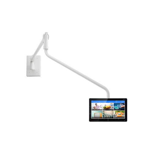 Wall-mounted support arm - WallArm 500 - ConnectedCare GmbH - tilting / for infotainment terminals