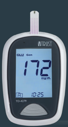 Automatic blood glucose meter - V-TRUST - Biochemical Systems International S.p.A. - Bluetooth