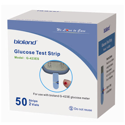 Diabete test strip - G-423ES - Bioland Technology - blood glucose / blood / strip