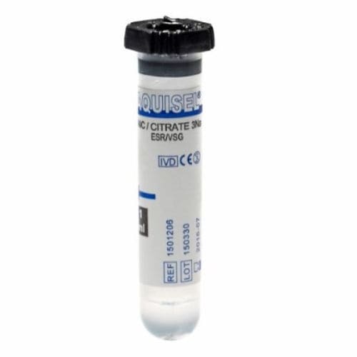 ESR test tube BSV0121 Biosigma SPA sodium citrate