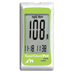 GDH-FAD blood glucose meter - Super Check Pet - Biotest Medical - veterinary
