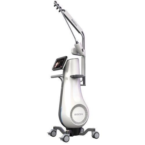 RF microneedling unit - ElaDerm - BISON Medical   - trolley-mounted