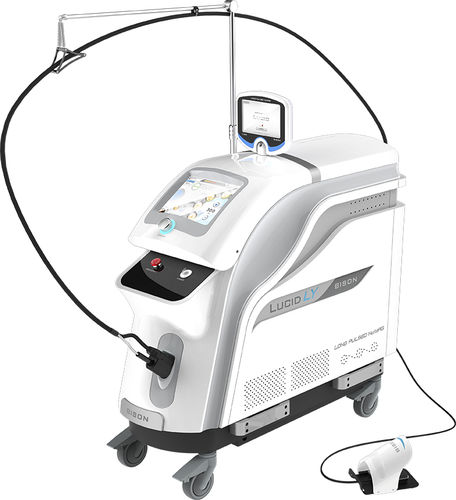 Dermatology laser - LUCID LY - BISON Medical   - Nd:YAG / trolley-mounted