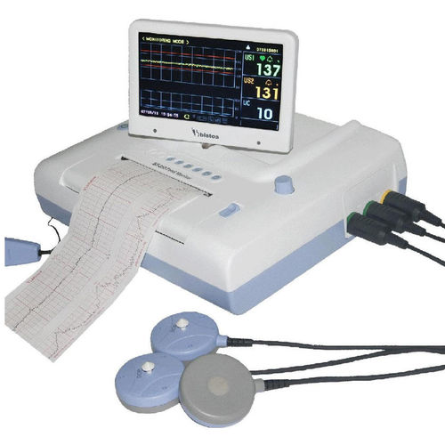 FHR fetal monitor - BT-350 series - BISTOS   - TOCO / with printer / with wireless connexion