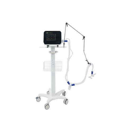 Mechanical insufflation-exsufflation bronchial drainage system - CoughSync100EU - BMC Medical - trolley-mounted