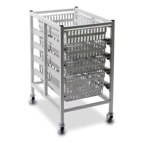 Medical trolley - 4A1DSTM - Bristol Maid Hospital Metalcraft - for general purposes / transport / stainless steel