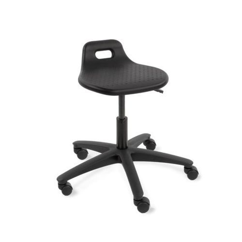Doctor's office stool - 5TS/PE/PU - Bristol Maid Hospital Metalcraft - height-adjustable / pneumatic / on casters