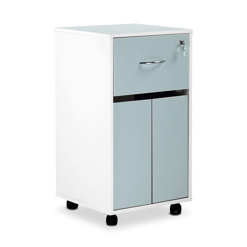 Bedside on casters BC1C/GW Bristol Maid Hospital Metalcraft