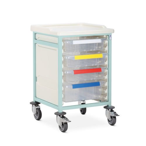 Medical trolley - CTM1/08/3S1D - Bristol Maid Hospital Metalcraft - for general purposes / for instruments / equipment