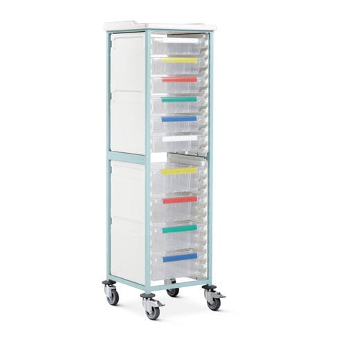 Medical trolley - CRMM1/18/6S4D - Bristol Maid Hospital Metalcraft - for general purposes / equipment / for medical devices