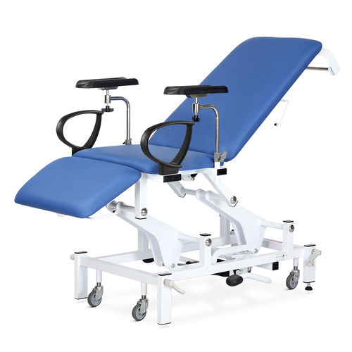 Phlebotomy examination chair - EC53 series - Bristol Maid Hospital Metalcraft - hydraulic / electric / height-adjustable