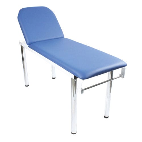 General examination couch - EC010 - Bristol Maid Hospital Metalcraft - manual / fixed-height / with adjustable backrest