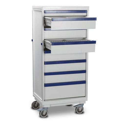 Medical cart - 4B1VD09/A - Bristol Maid Hospital Metalcraft - storage / for cell culture / with drawer