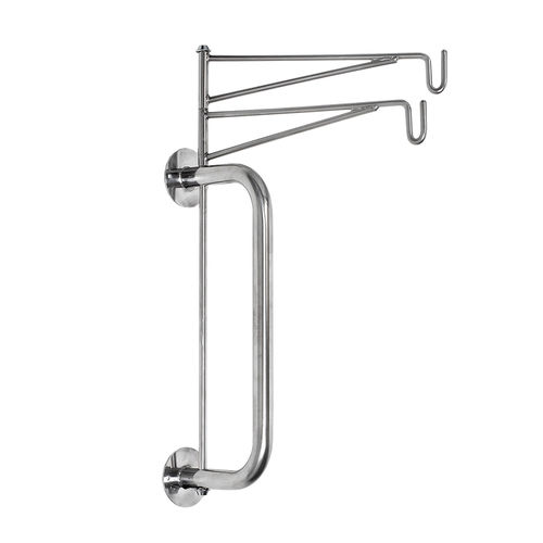 Wallmounted IV pole IV002 Bristol Maid Hospital Metalcraft 2